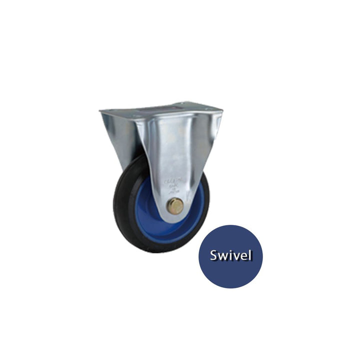 PRESTAR  4" Spare Trolley Wheel Castors (Rigid, Swivel)