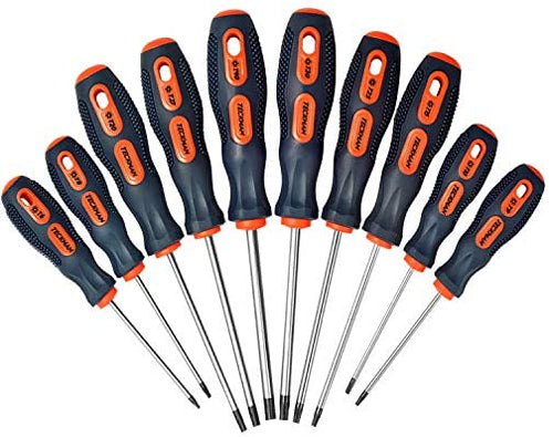 Torx Screwdriver (T6, T7, T8, T9, T10, T15, T20, T25, T30)