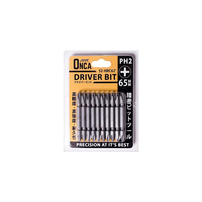 ONCA DB-PH2065 1/4"Hex S2 Driver Bit (PH2XPH2X65 MM) (1 Bit Only)