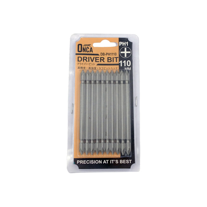 ONCA DB-PH1110 1/4"Hex S2 Driver Bit (PH1 x PH1 x 110 MM) (1 Bit Only)