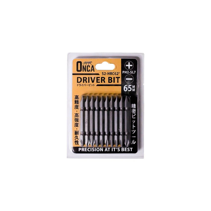 ONCA DB-PXS065 1/4"Hex S2 Driver Bit (PH2XSL7X65MM) (1 Bit Only)