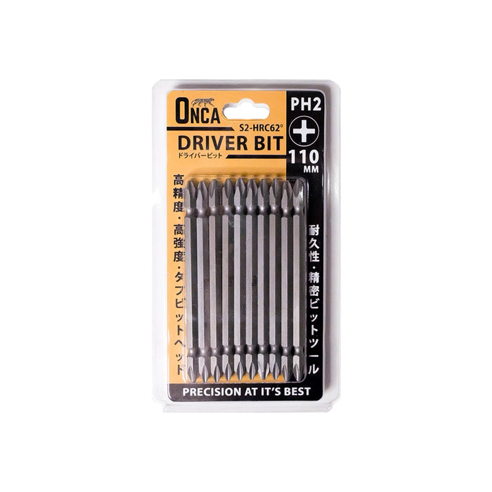 ONCA DB-PXS110 1/4"Hex S2 Driver Bit (PH2XSL7X110 MM) (1 Bit Only)