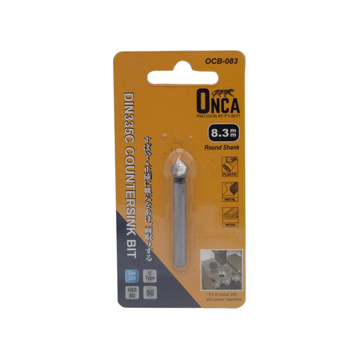 ONCA OCB HSS-M2 Countersink Bit CSK 90° (Round Shank)