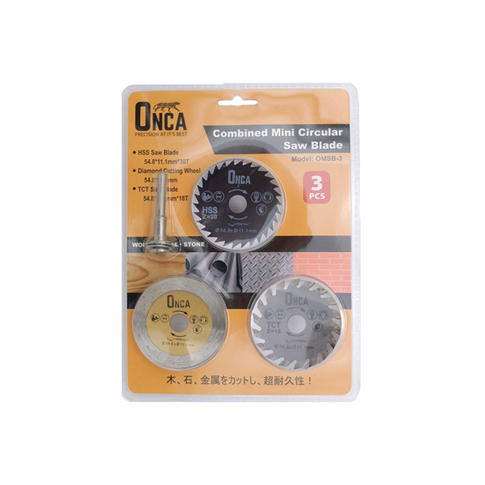 ONCA OMSB-3 Mini Saw Blade Set (3 Pieces)