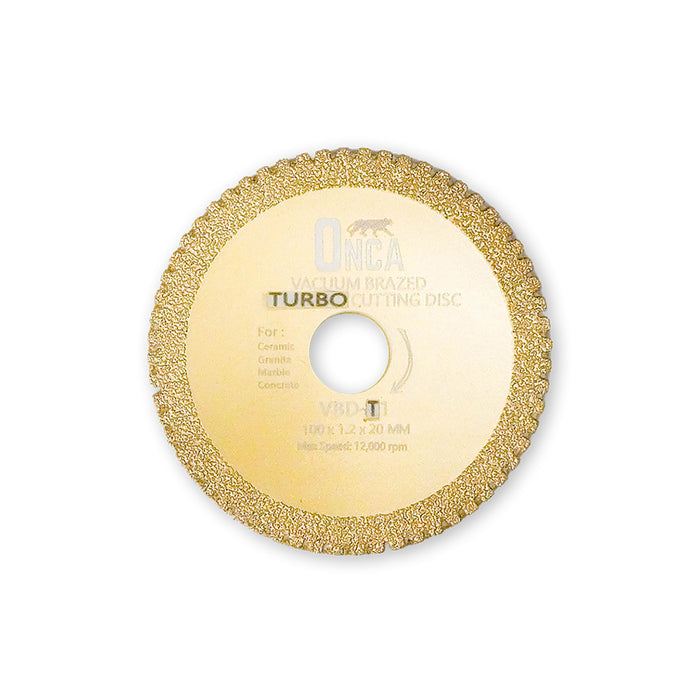 ONCA VBD-T1 Vacuum Brazed Diamond Disc (100X1.2X20MM)