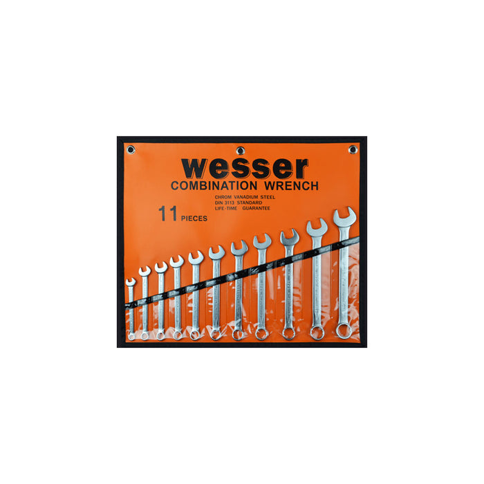 WESSER Spanner Set 3/8 - 1" (11 Pieces)